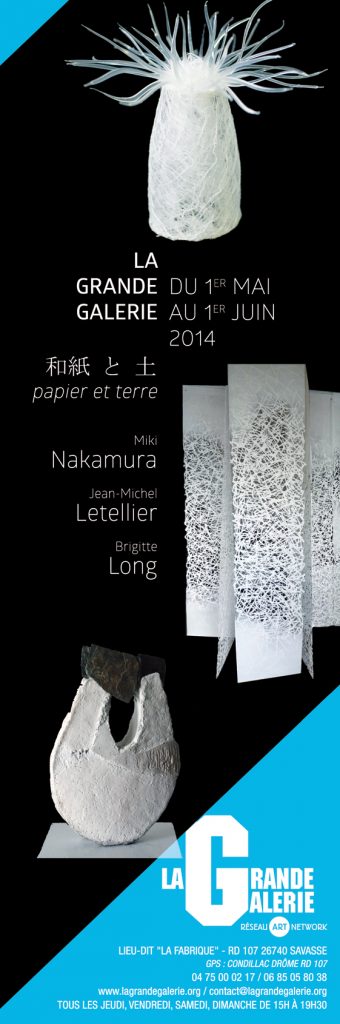 exposition et installation des oeuvres de Miki Nakamura et Jean Michel Letellier accompagné de Lond, céramiste.